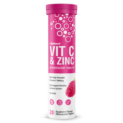 Vitamin C 1000mg Raspberry Flavour Effervescent
