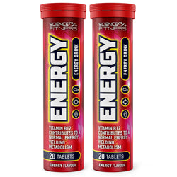 Energy Effervescent Tablets- 20 Per Tube