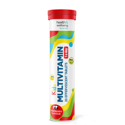 Kids Multivitamin Effervescent- 20 Raspberry Flavour Tablets for Children.