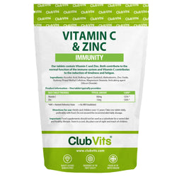 CV Vitamin C 100mg with Zinc 15mg Pouch